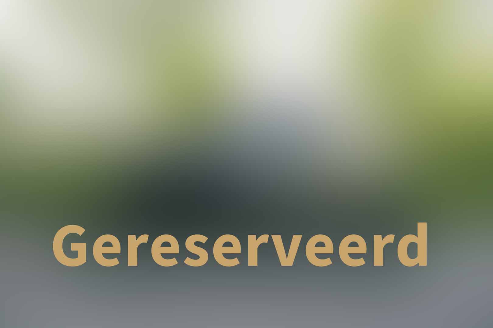Gereserveerd